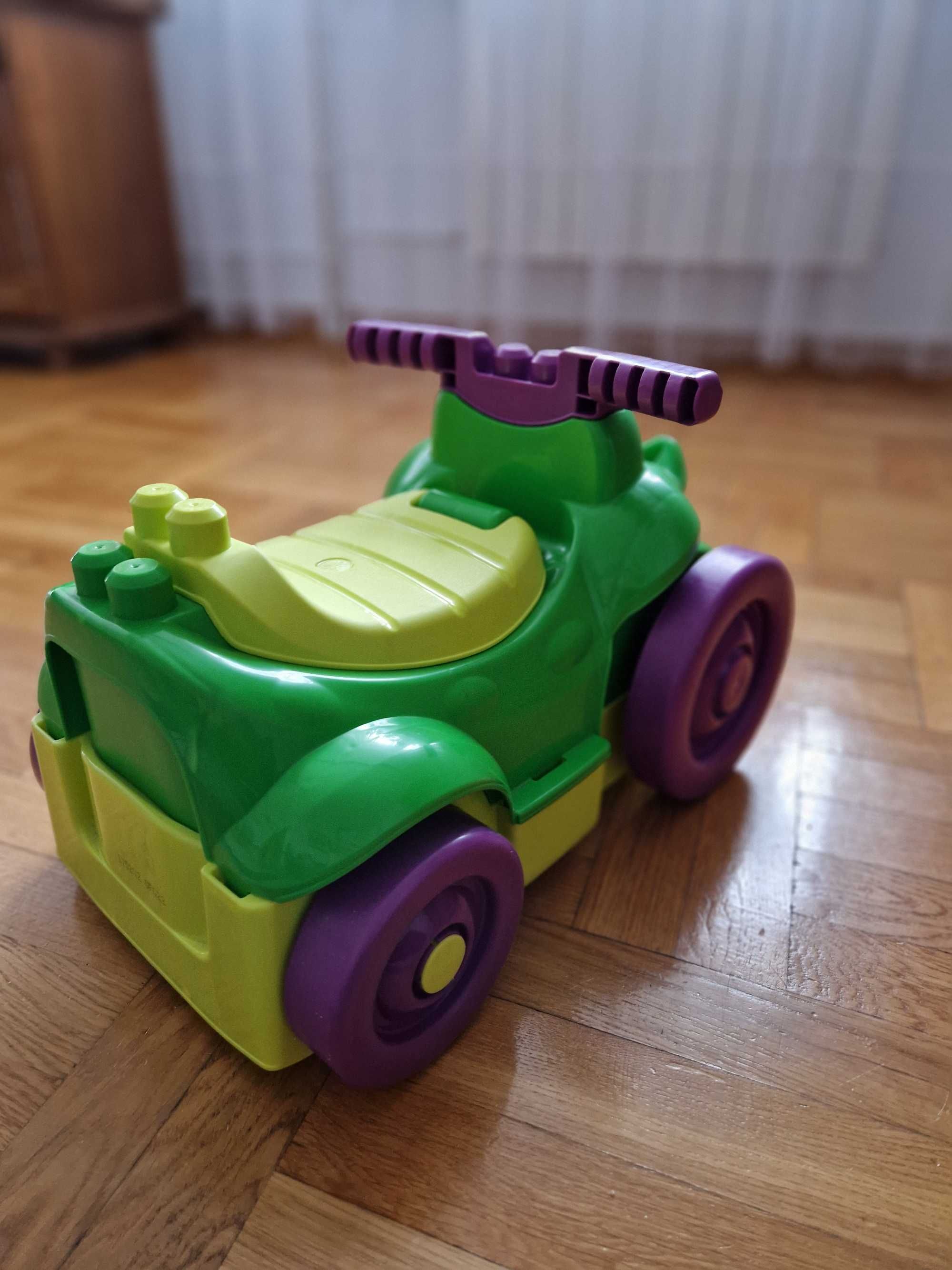 Jeździk GFG22 zjadacz klocków krokodyl  Fisher Price Klocki MEGA Bloks
