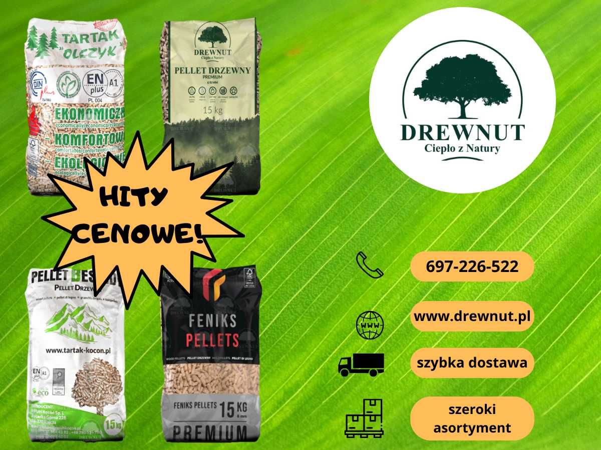 Pellet EN plus A1 oraz Barlinek Olimp Olczyk Dankros pellet