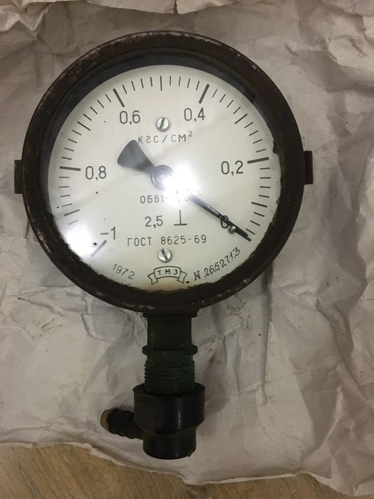 Монометры, вакуумметры