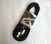 Kabel mikrofonowy XLR (nowy) - 6 metrów - czarny