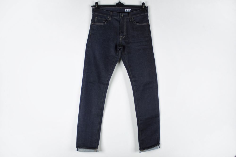 Джинси Uniqlo Selvedge Indigo Stretch Slim Jeans розмір 30х34