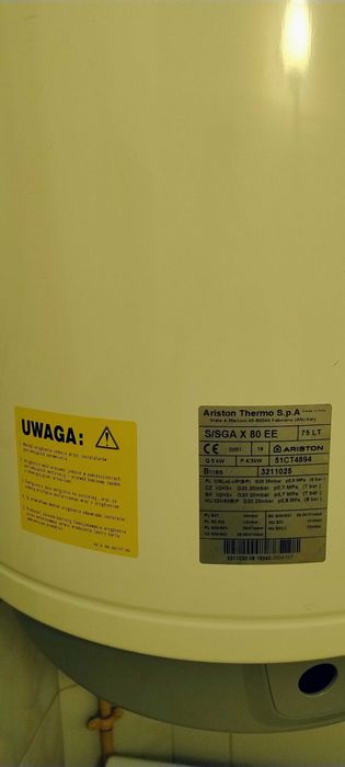Podgrzewacz gazowy Ariston S/SGAx80EE