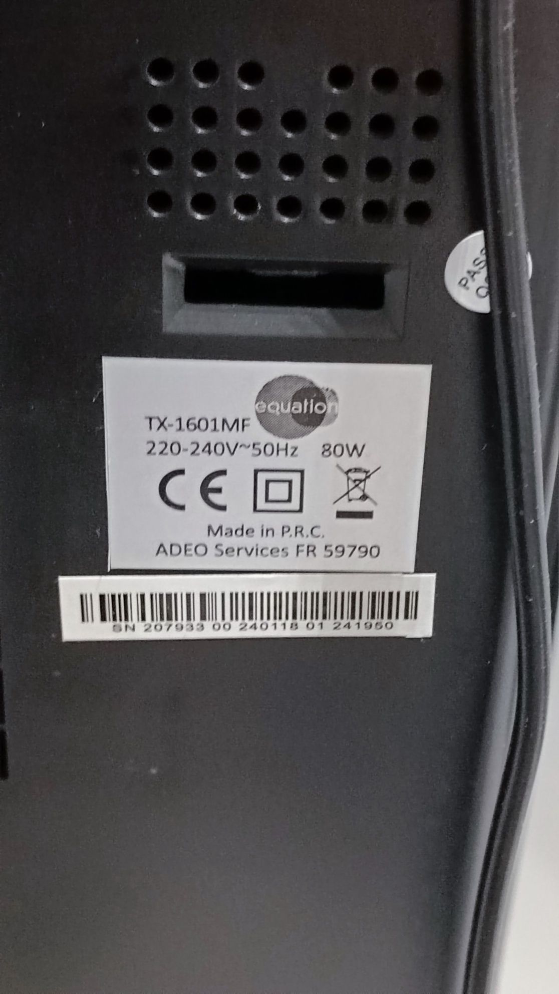 Wentylator wiatrak z nawilżaczem 80W