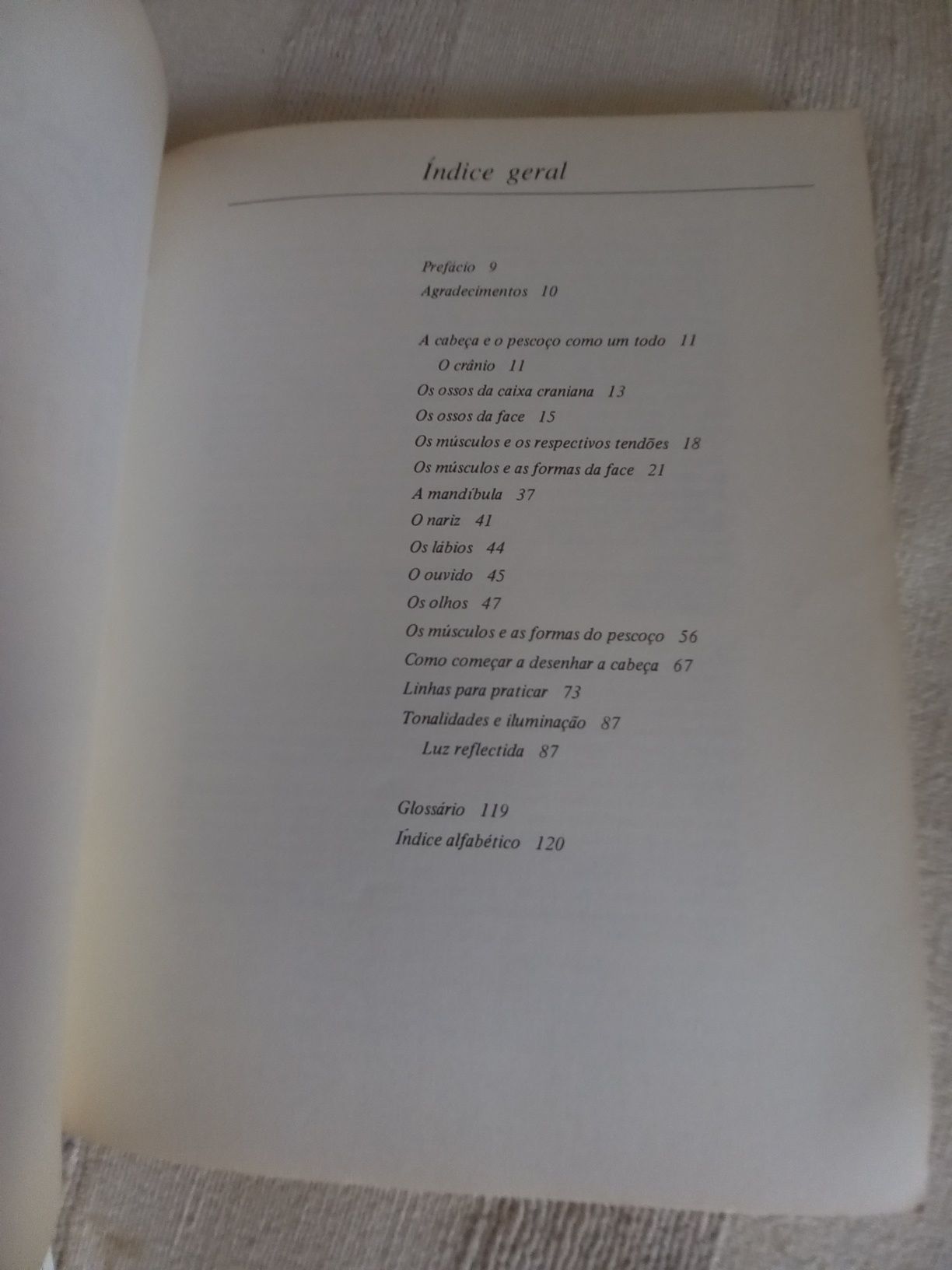 Livro de Desenho. Desenho da Cabeça Humana