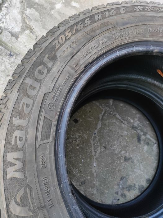 Opona zimowa  2 szt 205/65R16C Matador  Nordicca Van.