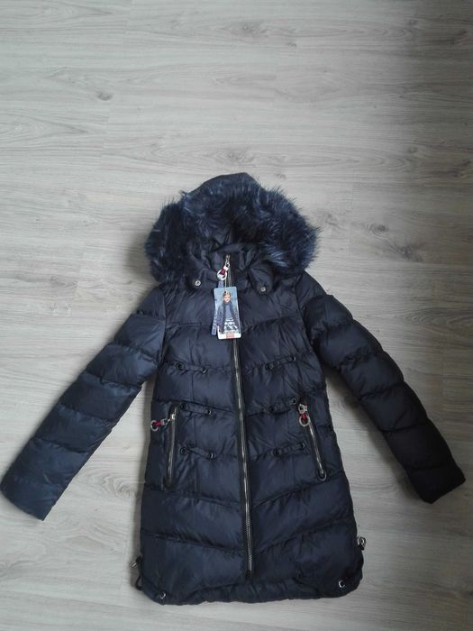 Kurtka dziewczęca zimowa