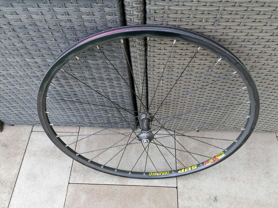 przednia piasta Shimano XTR, HB-M950 KOŁO Mavic 517