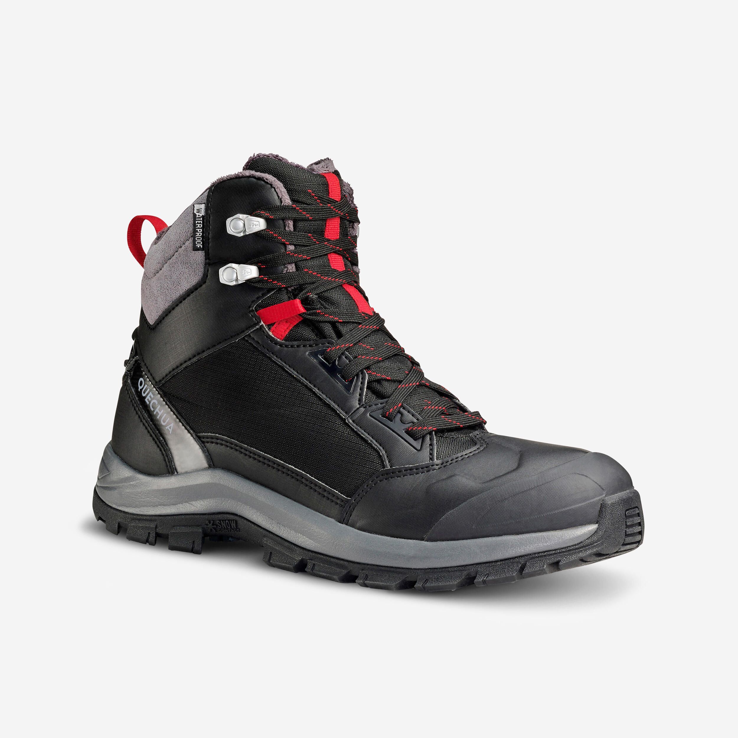 Botas Quentes e Impermeáveis de Caminhada SH500 Mountain