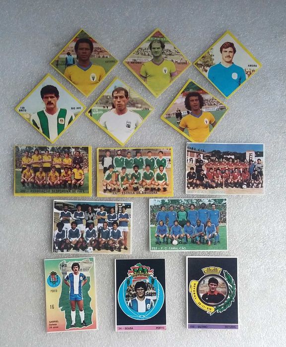 Lote de Cromos de Futebol de varias coleções do inicio dos anos 80