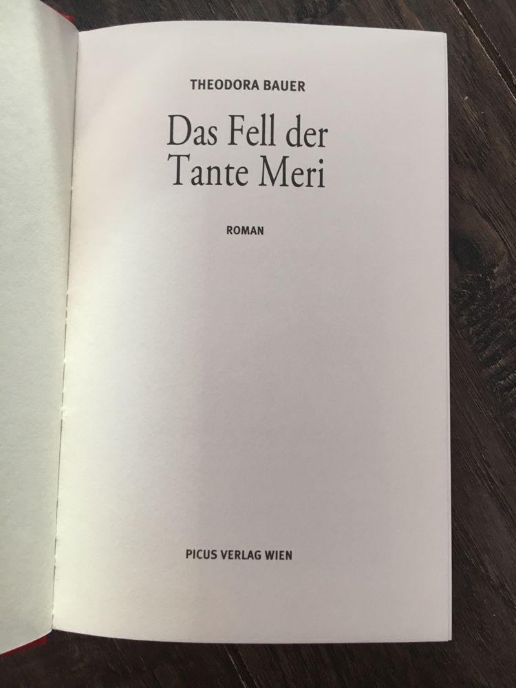 Das Fell der Tante Meri