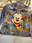 Custom kurtka jeansowa z motywem Myszka Mickey