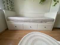 Rezerwacja do jutra. Łóżko Ikea Hemnes z 3 szufladami stan dobry