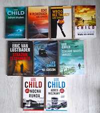 9x Lee Child 61 godzin Adres nieznany Nigdy Czasami Echo w płomieniach