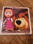 Puzzle drewniane Masza I Niedzwiedz