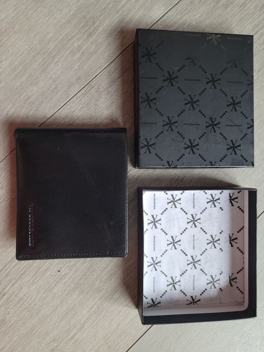 VIP Collection Portfel męski skórzany 100% skóra