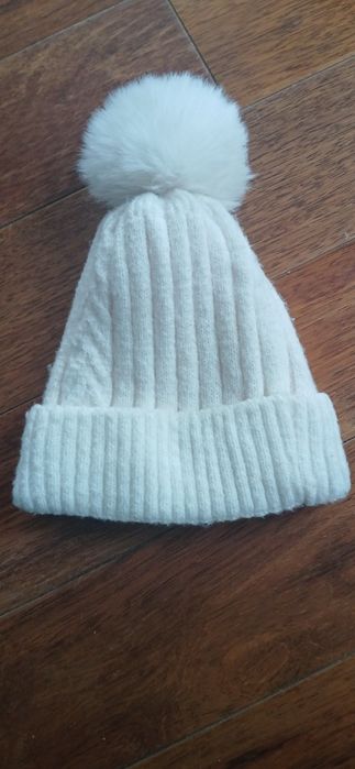 Ciepła czapka zimowa na polarze  r. 54-56