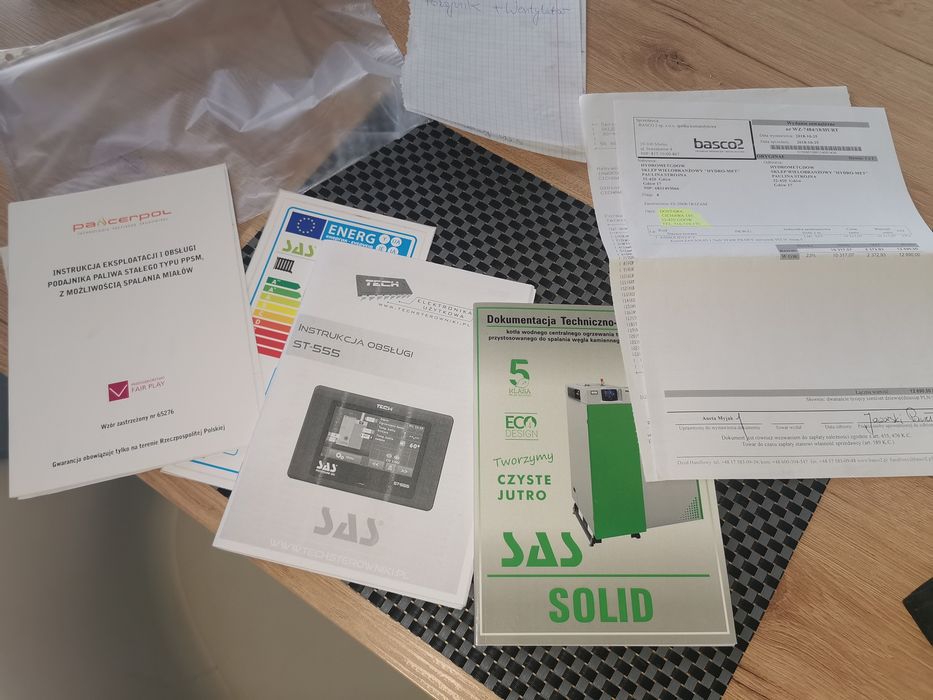 Sprzedam. Kocioł sas ekogroszek 19kw używany 5 lat