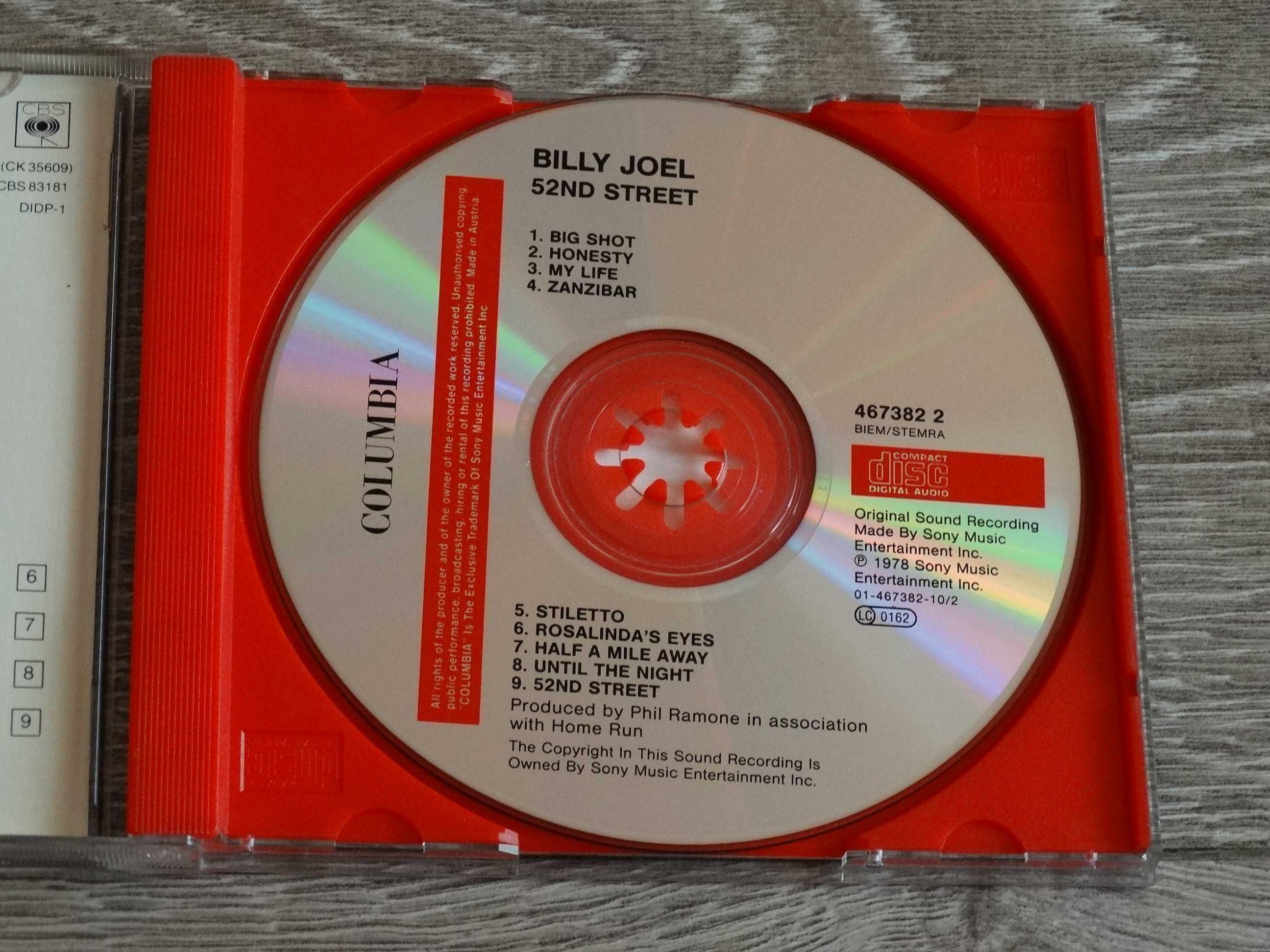 Billy Joel 52nd Street CD