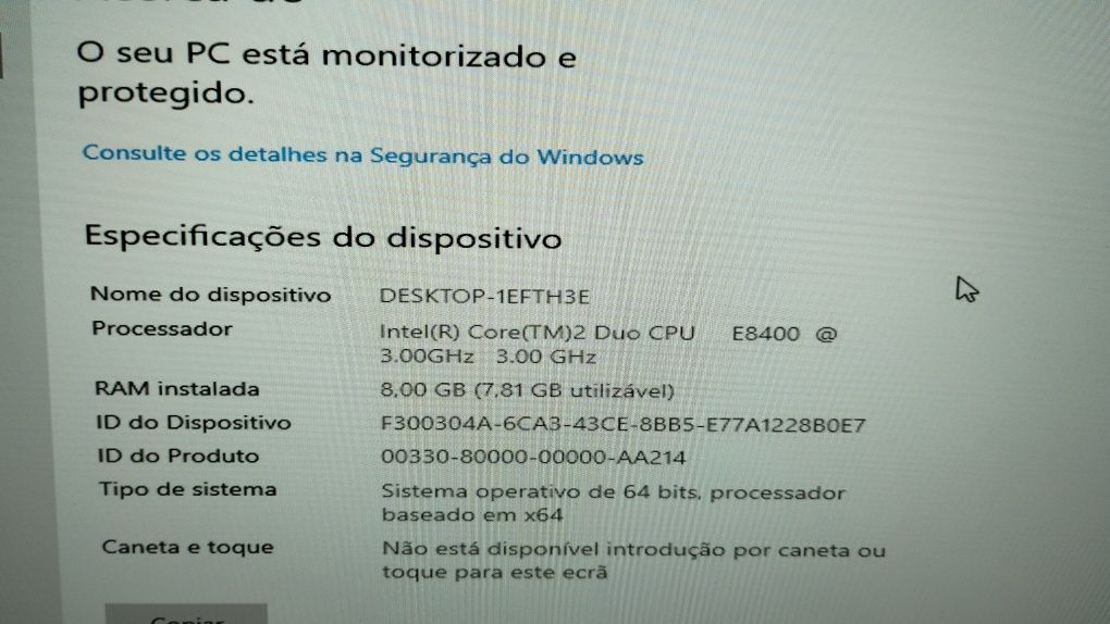 HP 7900 SSD 240gb - 8 Gb RAM