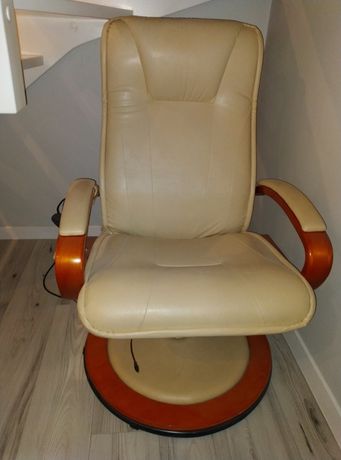 Elektryczny fotel skórzany