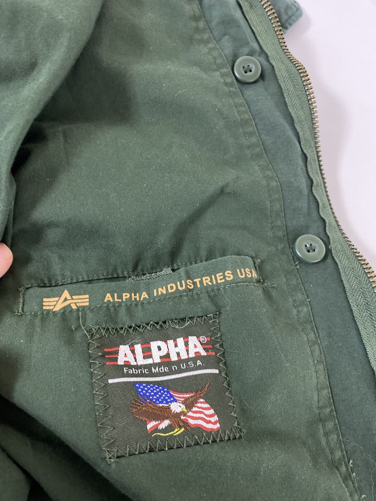 Куртка alpha industries m65 танкер альфа индастриз