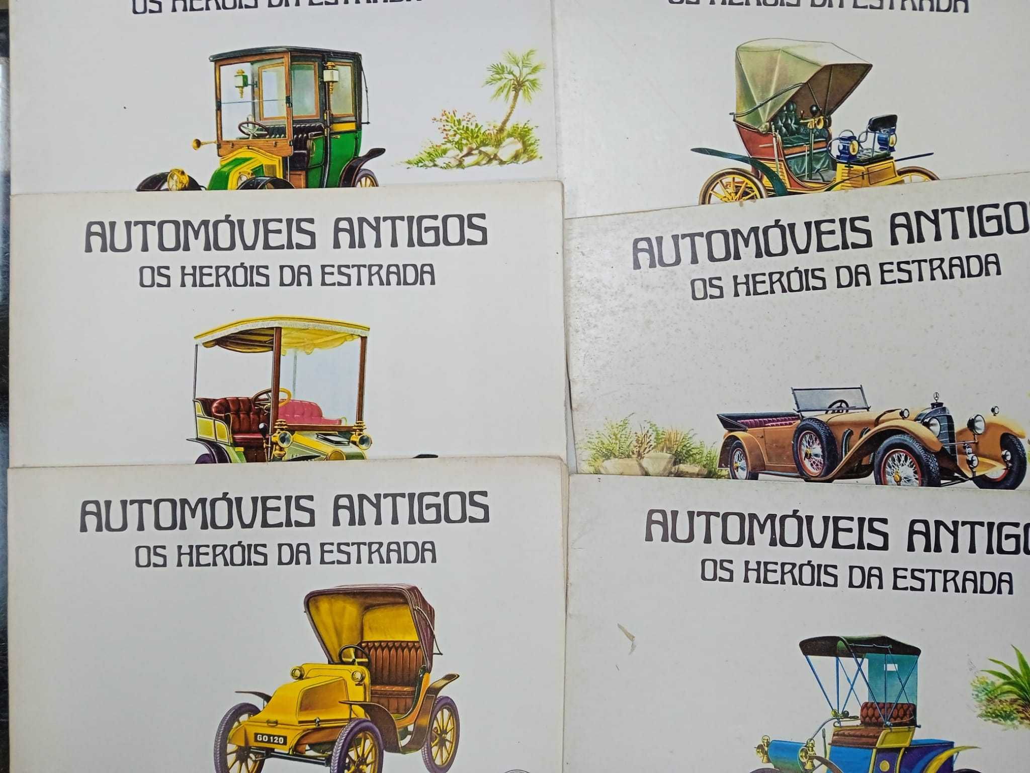 livros antigos sobre carros