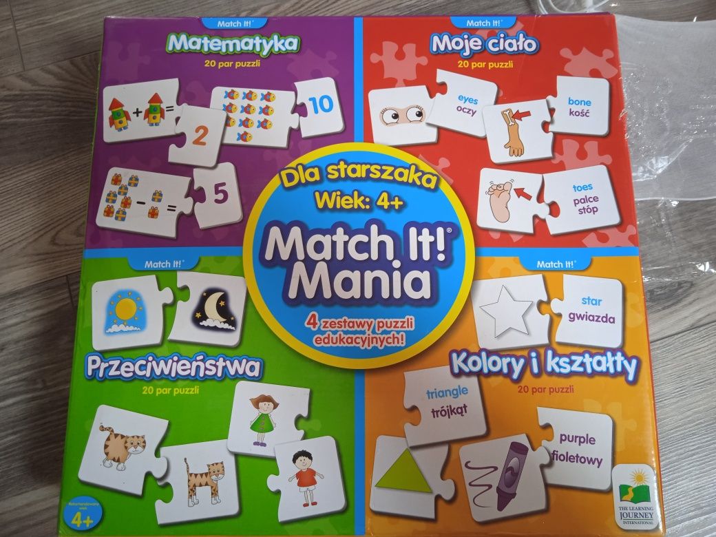 Gra Match It Mania Przeciwieństwa kolory