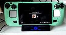 Steamdeck 512g LCD, Dock, capa de silicone e case original.
