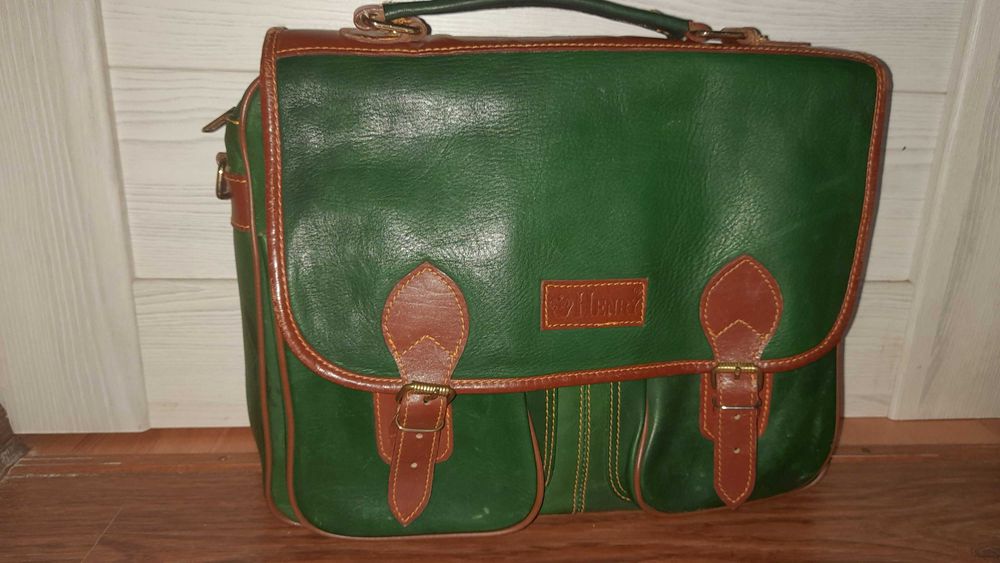 шкіряна сумка -портфель від Henry