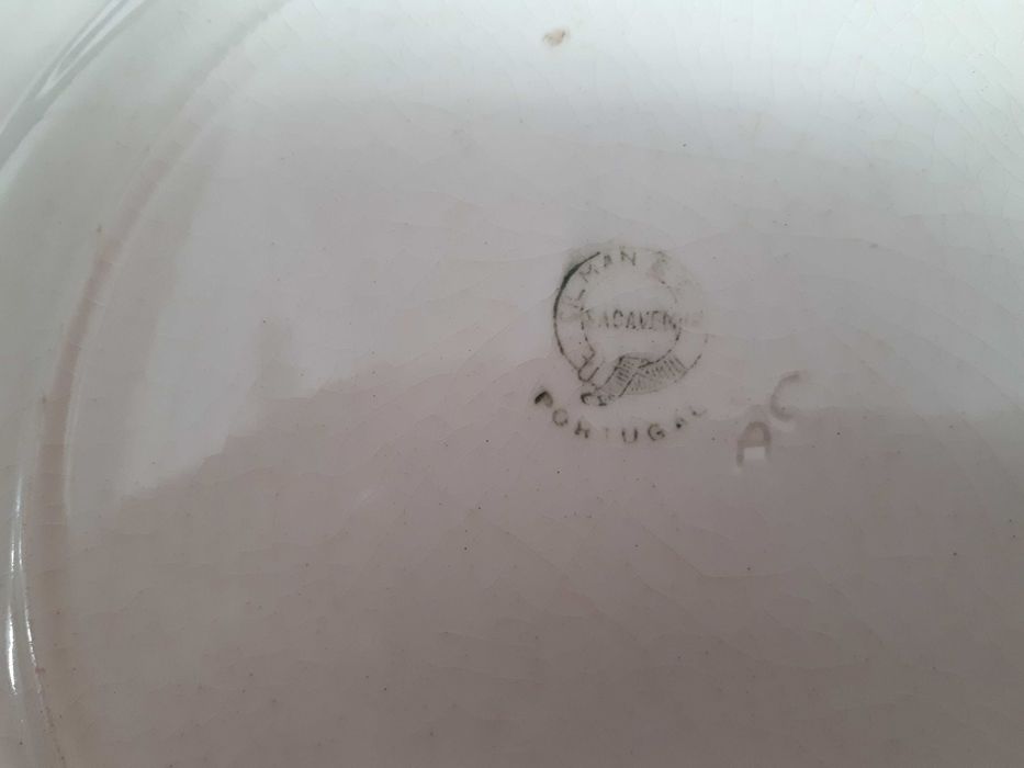 Prato raso antigo da fábrica Sacavem gilman