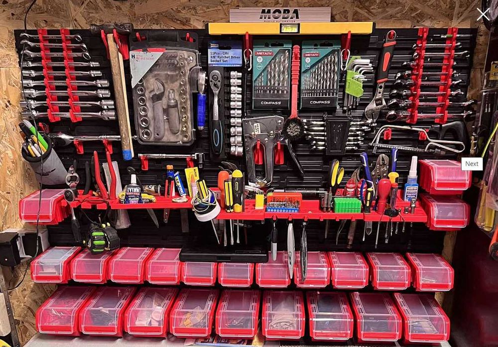 Панель kistenberg 78x39 для інструментів 15 контейнерів инструмент