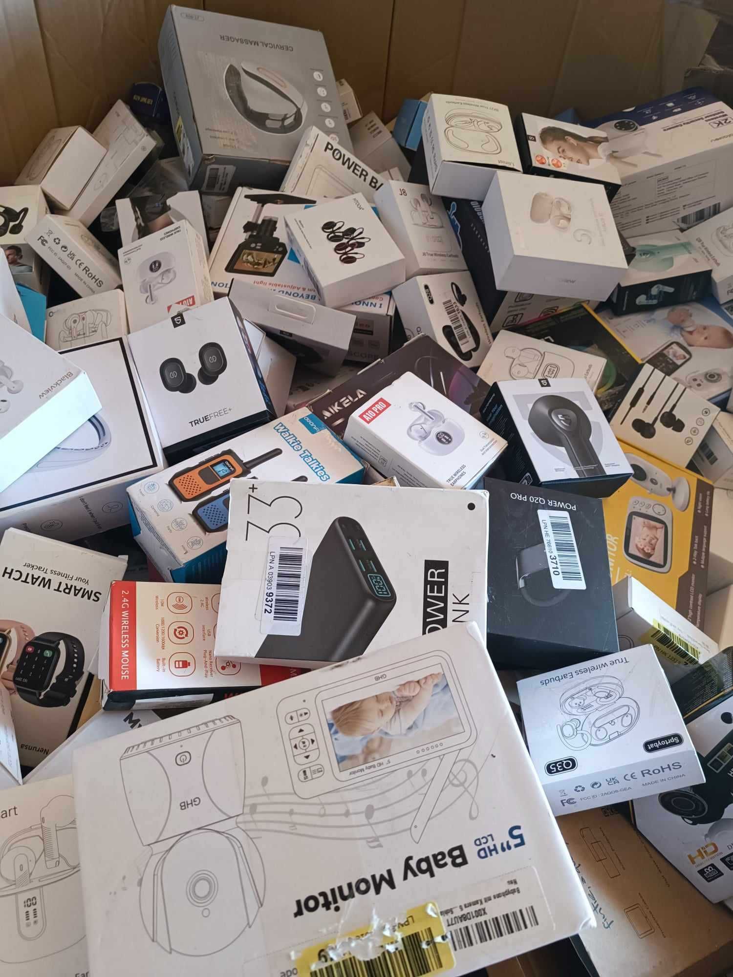 Palety Mix Elektronika Drobna Tematyczne Amazon Nadwyżki Europejskie