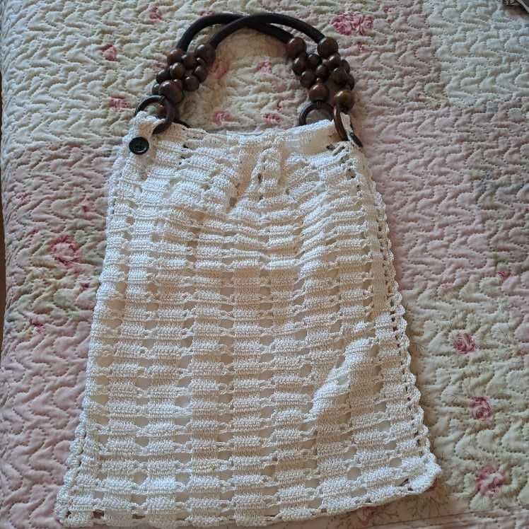 Mala Vintage de Renda - Feita à Mão