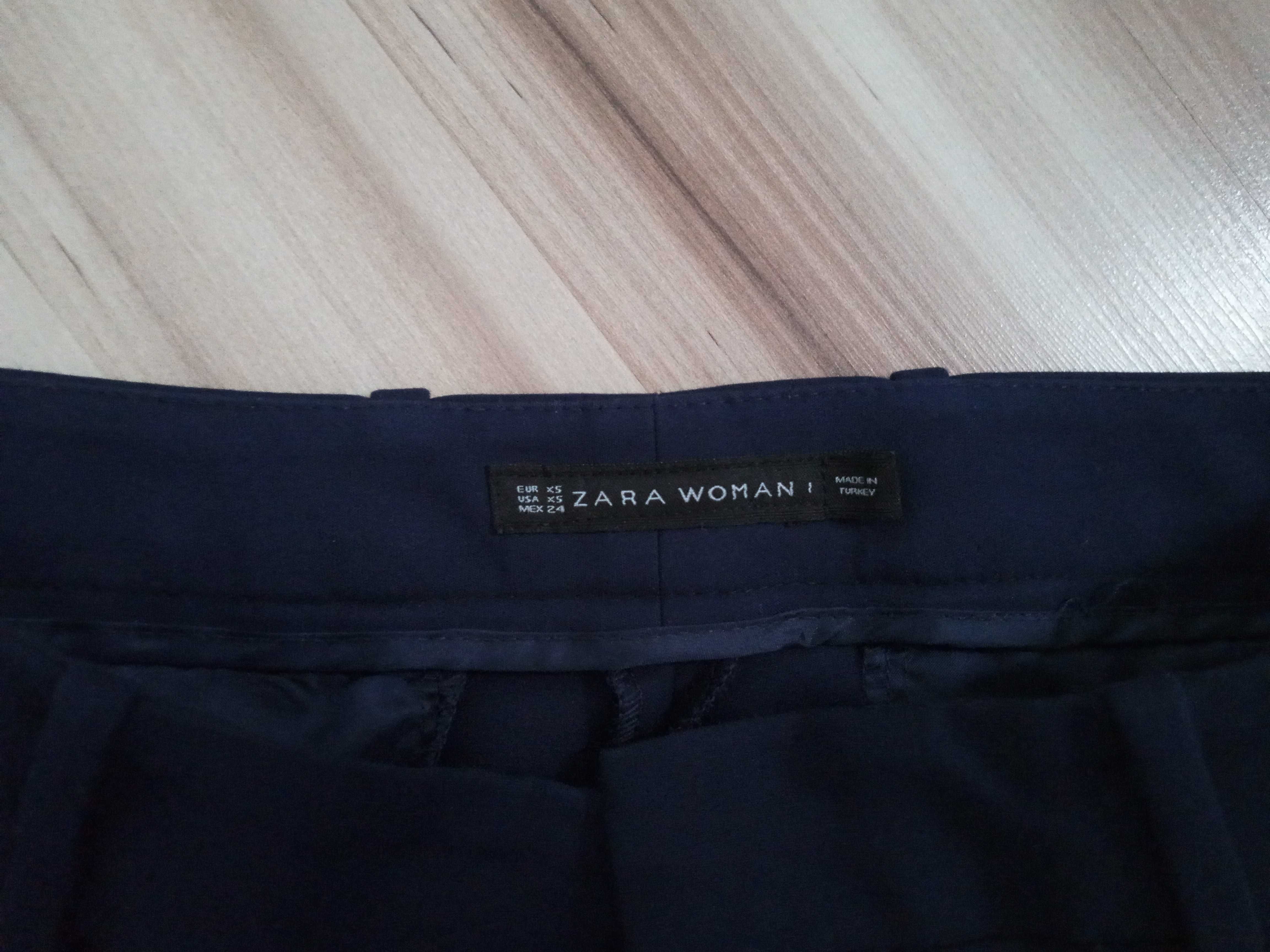 Spodnie Zara S granat Nowe