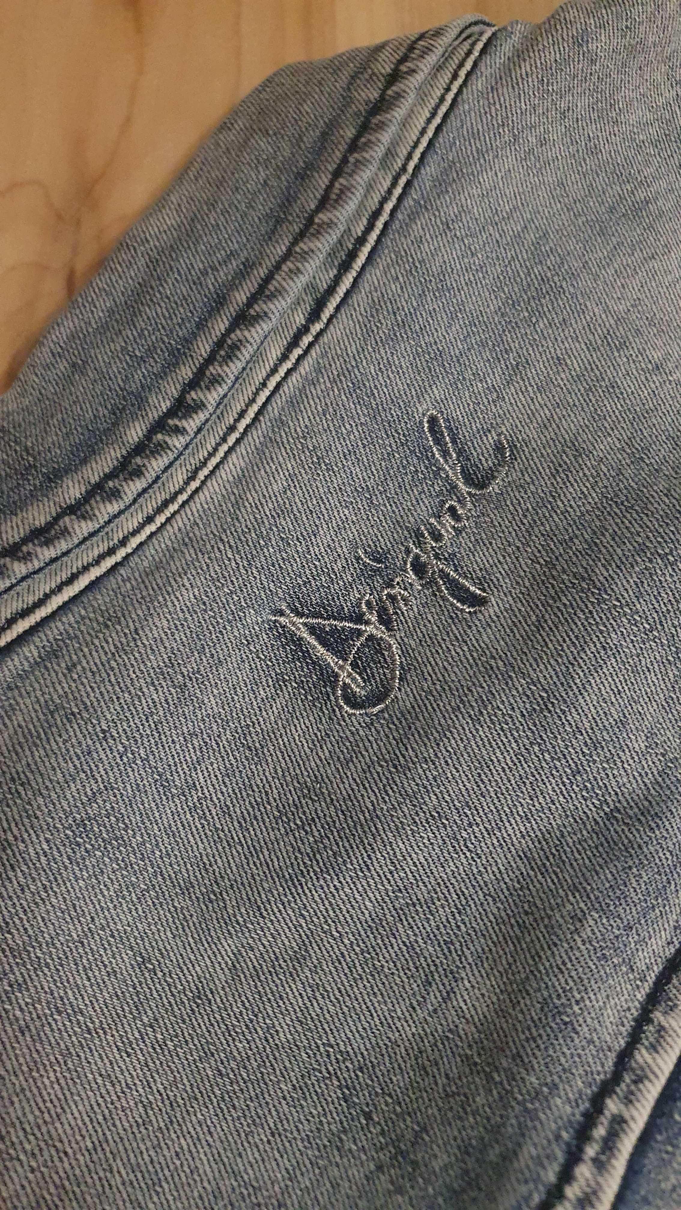 Sukienka jeansowa patchwork  Desigual mismatched r. L 40