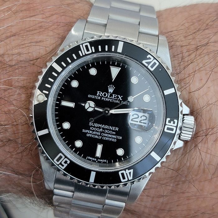 Rolex Submariner Silver Black