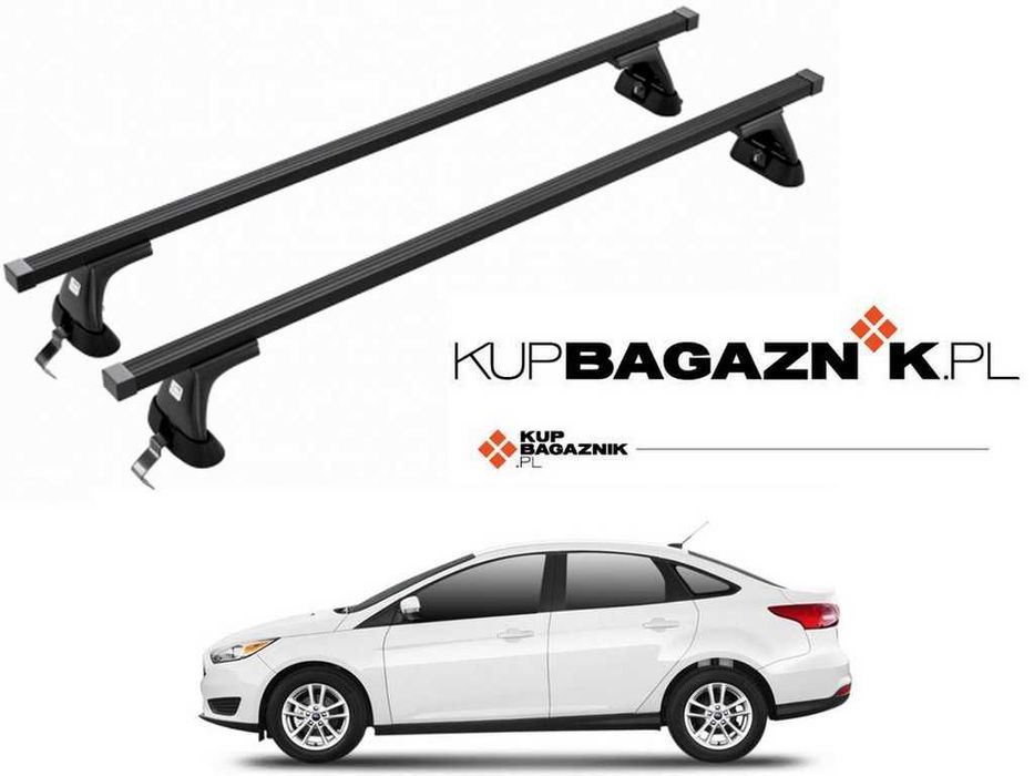 Bagażnik Dachowy FORD Focus III Sedan 2011 do 2018 belki bez relingów