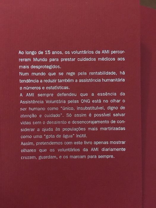 Livro Olhares do Mundo - AMI