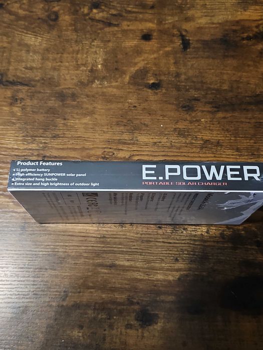 Ładowarka solarna E.POWER 26800mAh
Nieotwarte · E.POWER
