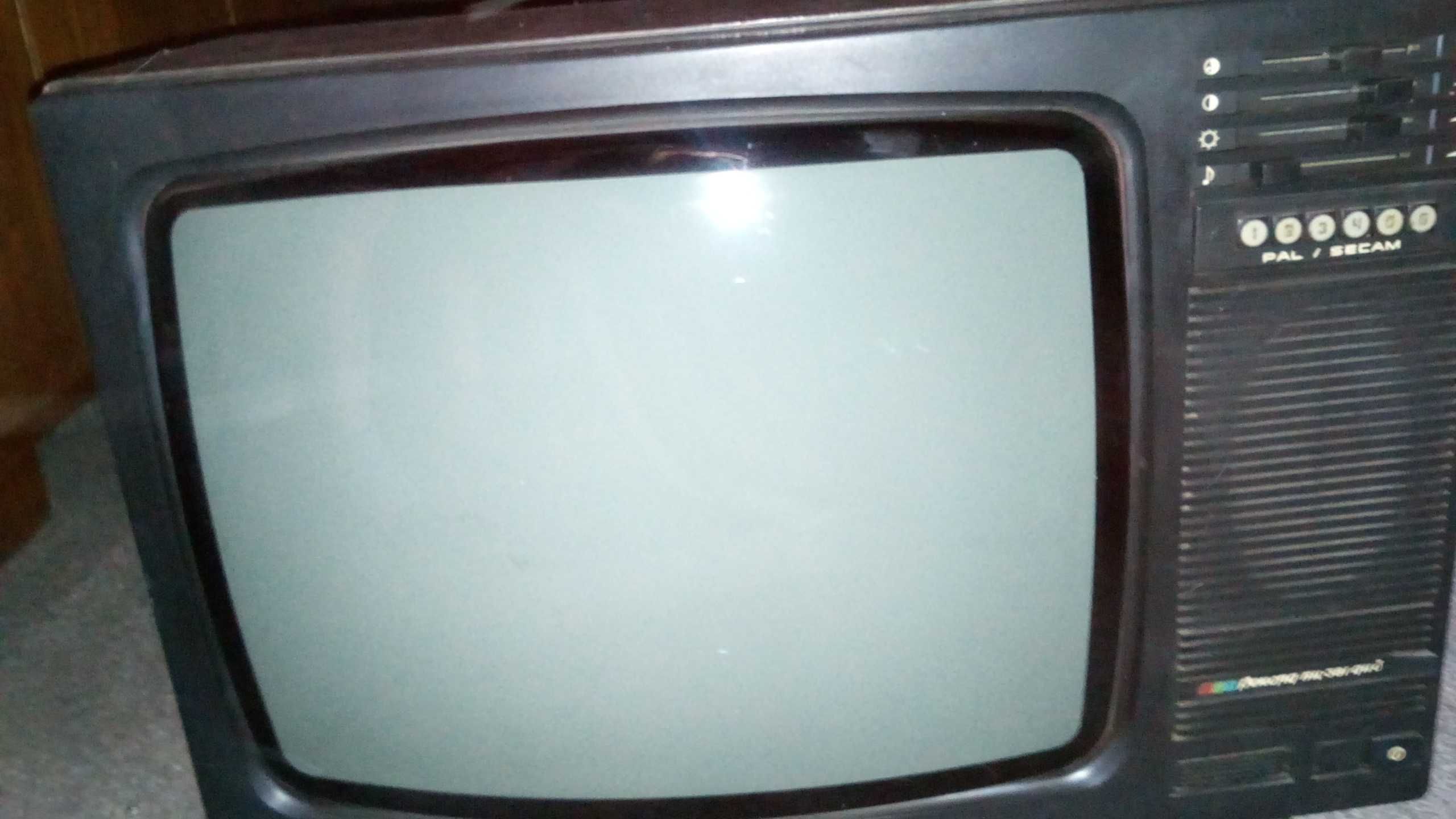 Telewizor Elektronika kolorowy do końca funkcjonował