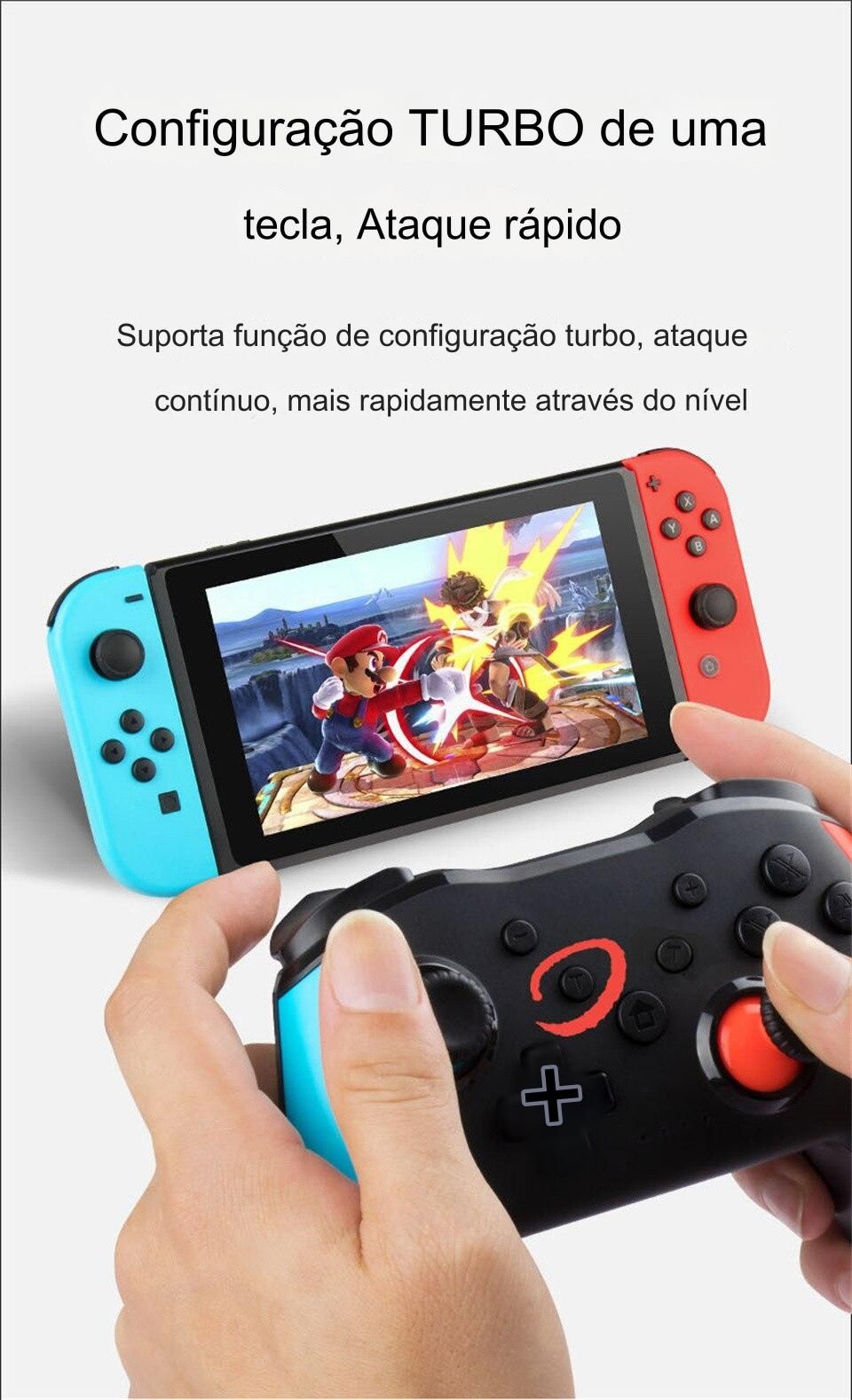 Comando Vibratório Sem Fios Nintendo Switch