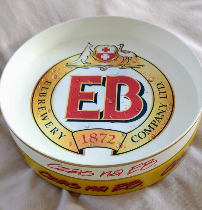 Taca do piwa EB biała.