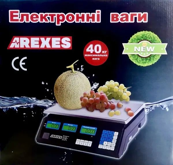 Продам Весы торговые электронные Arexes до 40 кг !