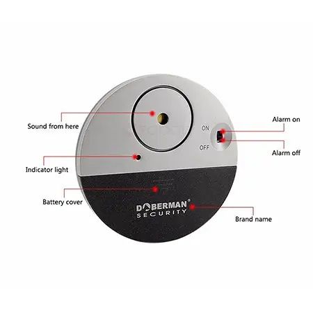 Сигналізація. Датчик вібрації Doberman Security SE-0106 2шт