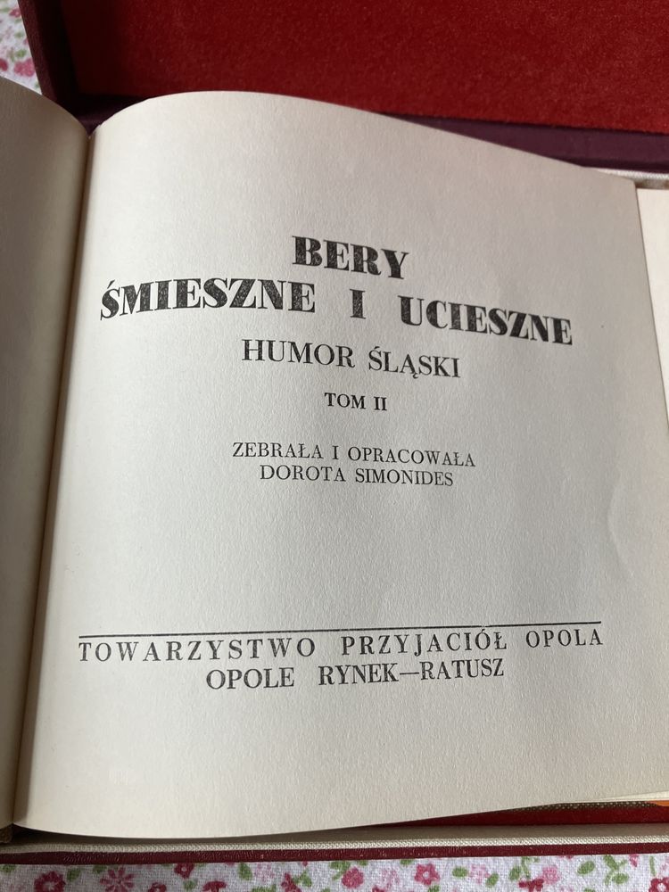 Humor Śląski Bery smieszne i ucieszne Dorota Simonides Tom II