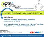 Naprawa przyczepy kempingowej, mobilny serwis, montaż, modyfikacja