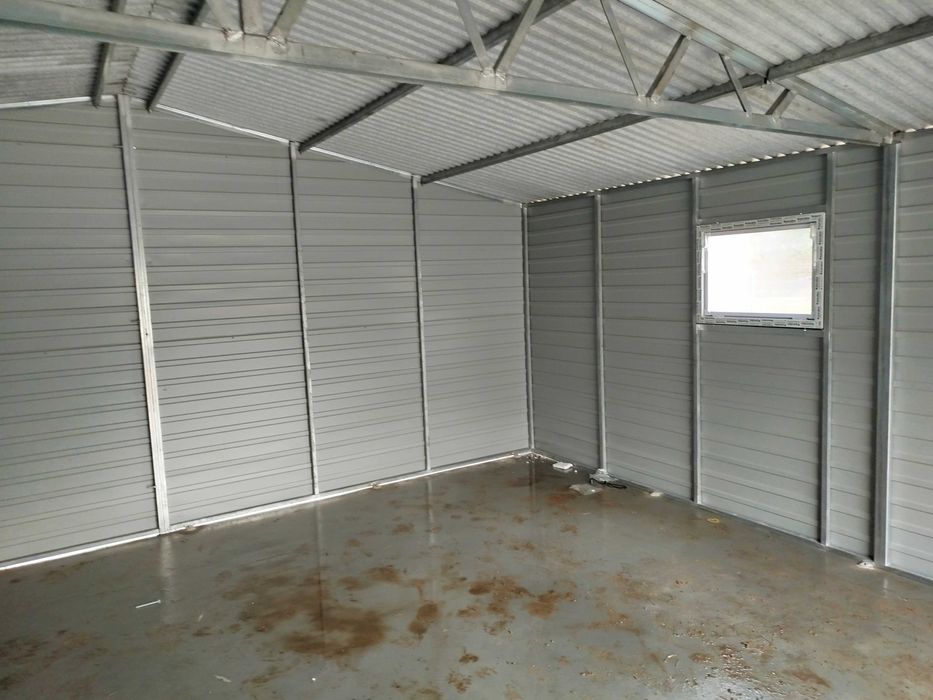 Garaż Podwójny Bramy Uchylne 6x5 Grafit Lub Inny Kolor o cynk