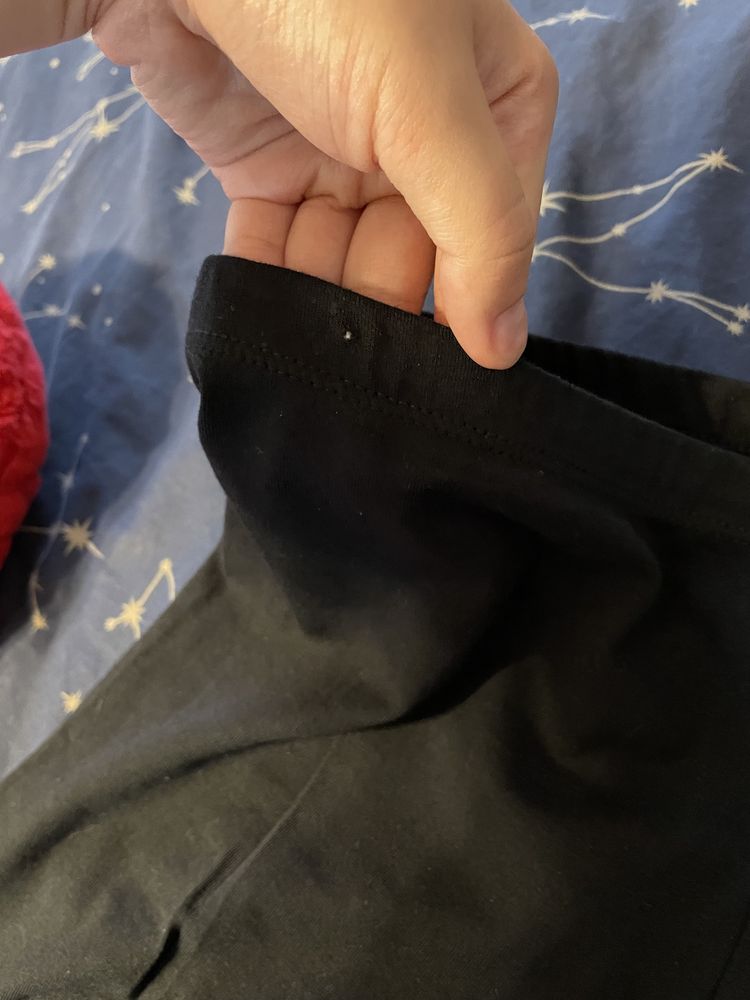 Czarne legginsy soft