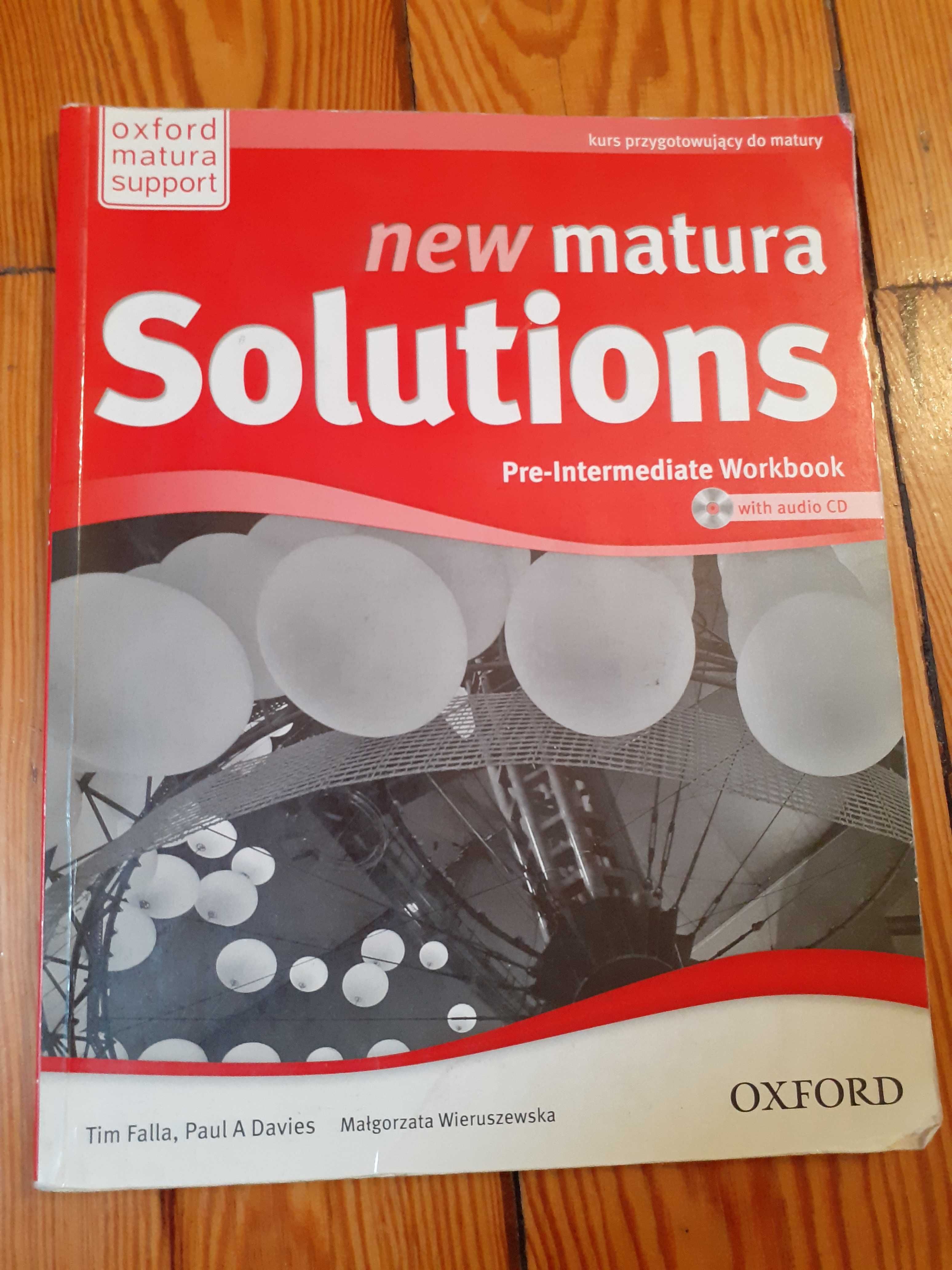 New matura Solutions podręcznik i ćwiczenia Pre-Intermediate
