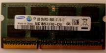 Pamięć RAM DDR3 2GB 8600s do laptopa